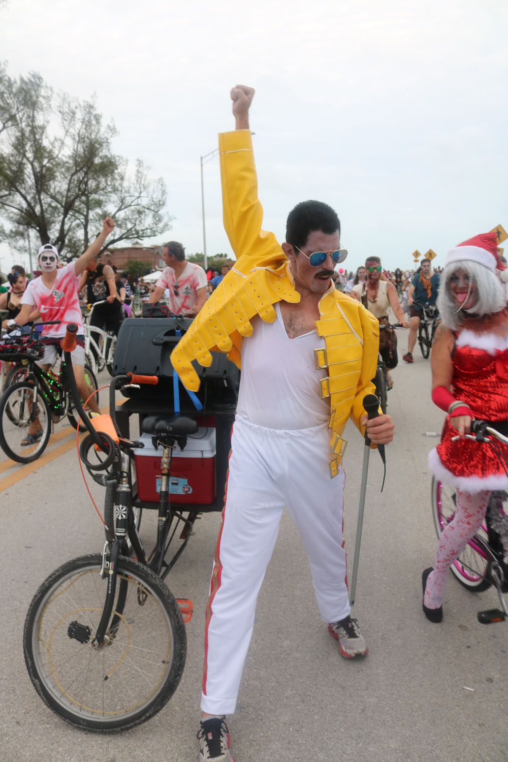 Zombie Bike Ride 2017 photo - Duval Street, Key West